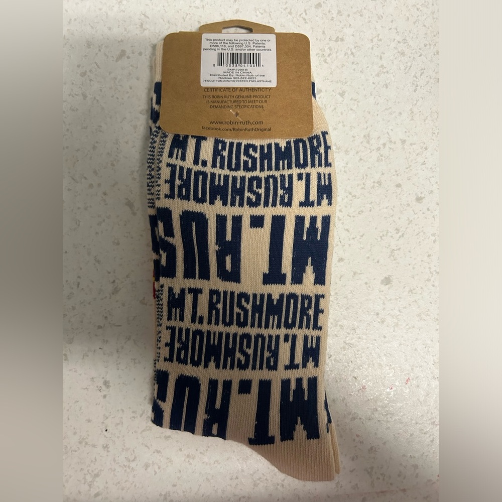 NWT Robin Ruth Mount Rushmore Socks - Picture 2 of 2